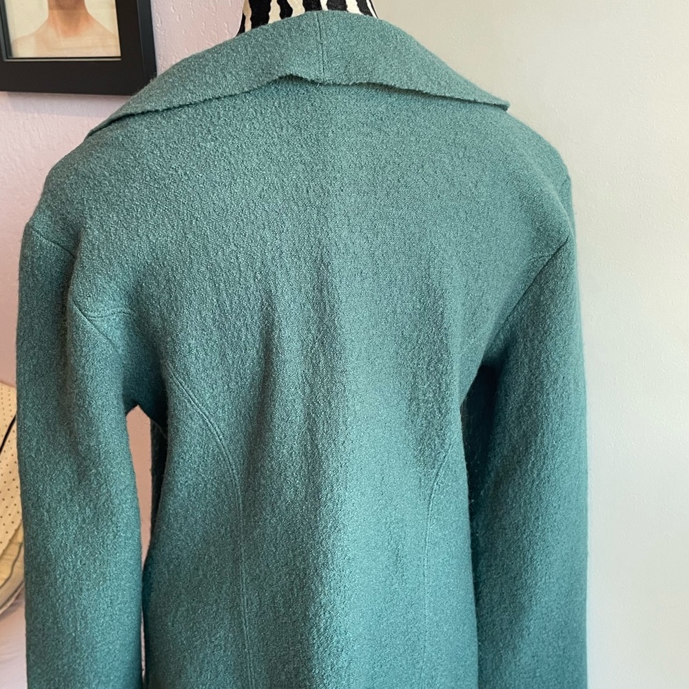 Vintage Monterey Bay Teal Knitwear Sweater Cardigan - Picture 5 of 6